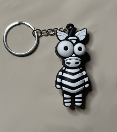 Zebra Keychain 