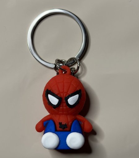 Mini Spiderman Keychain 