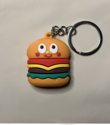 Burger Keychain 