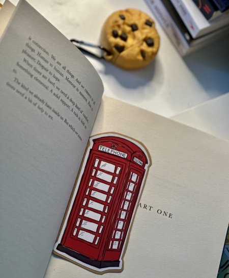 London Telephone Box Bookmark 