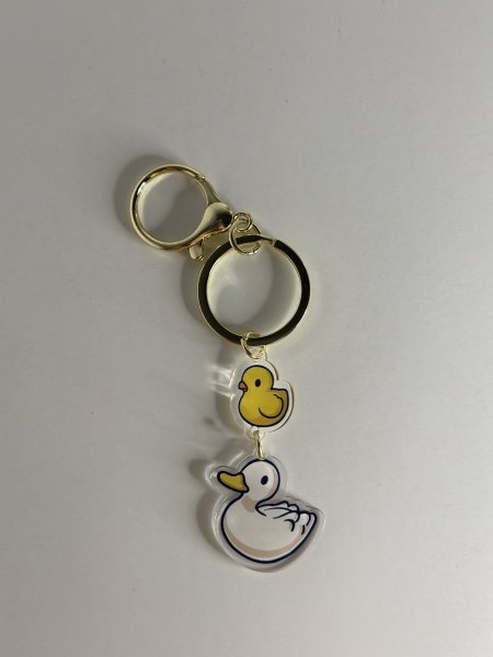 The Chick and The Duck Keychain | Friends